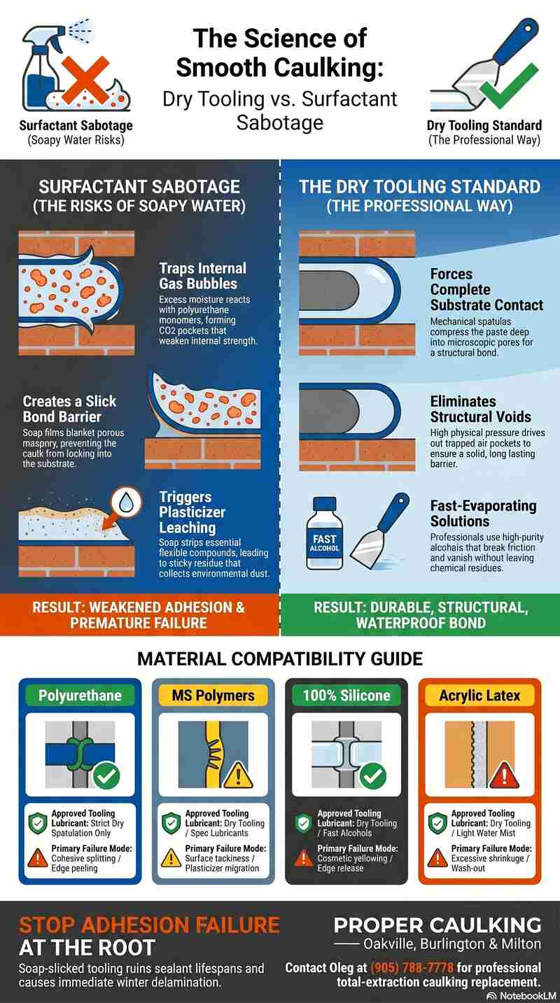 The Science of Smooth Caulking Infographic